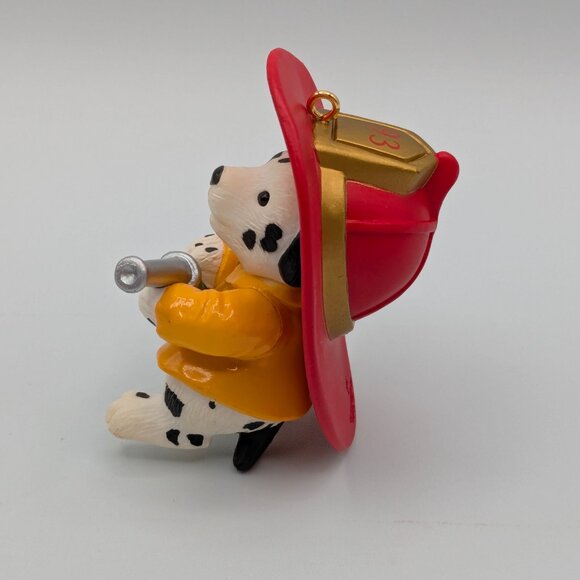 Hallmark Keepsake Faithful Fire Fighter Ornament 1993, Dalmatian Theme - Picture 5 of 10